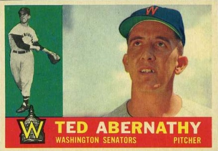 1960 Topps Ted Abernathy #334 Baseball Card