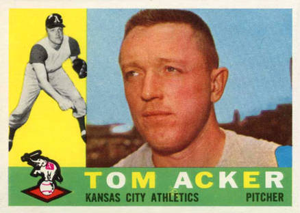 1960 Topps Tom Acker #274 Baseball Card