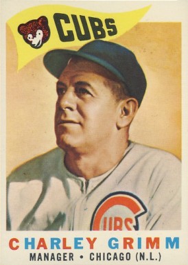 1960 Topps Charley Grimm #217 Baseball Card