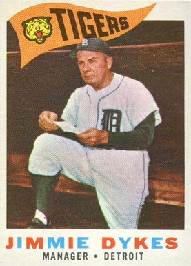1960 Topps Jimmie Dykes #214 Baseball Card
