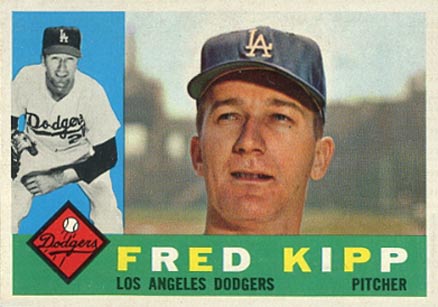 1960 Topps Fred Kipp #202 Baseball Card