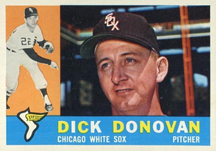 1960 Topps Dick Donovan #199 Baseball Card