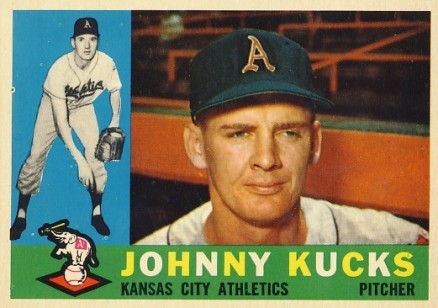 1960 Topps Johnny Kucks #177 Baseball Card