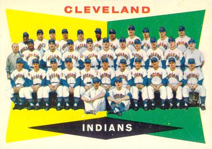 1960 Topps Cleveland Indians Team #174 Baseball Card