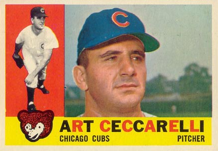 1960 Topps Art Ceccarelli #156 Baseball Card
