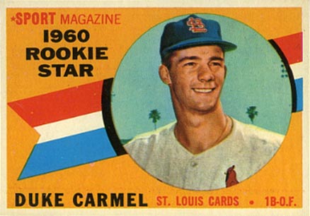 1960 Topps Duke Carmel #120 Baseball Card
