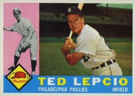1960 Topps Ted Lepcio #97 Baseball Card