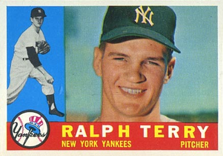1960 Topps Ralph Terry #96 Baseball Card