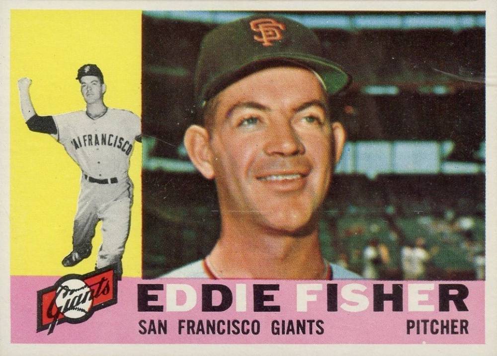 1960 Topps Eddie Fisher #23 Baseball Card