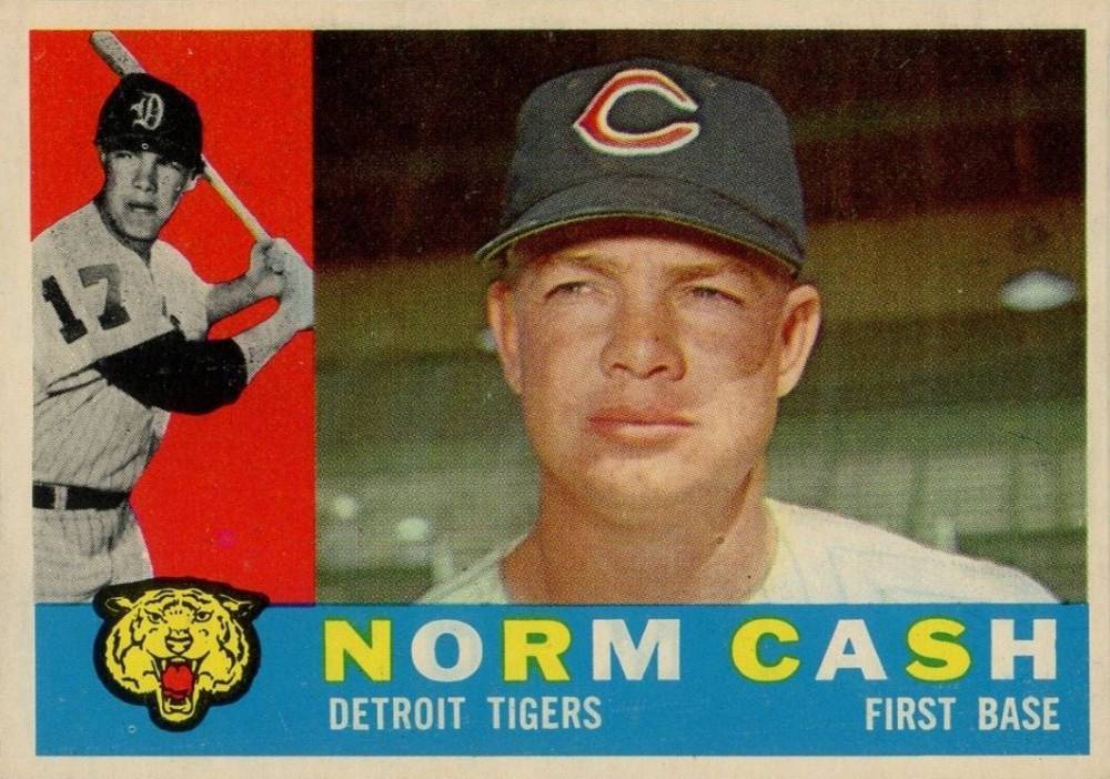 1960 Topps Norm Cash #488 Baseball Card