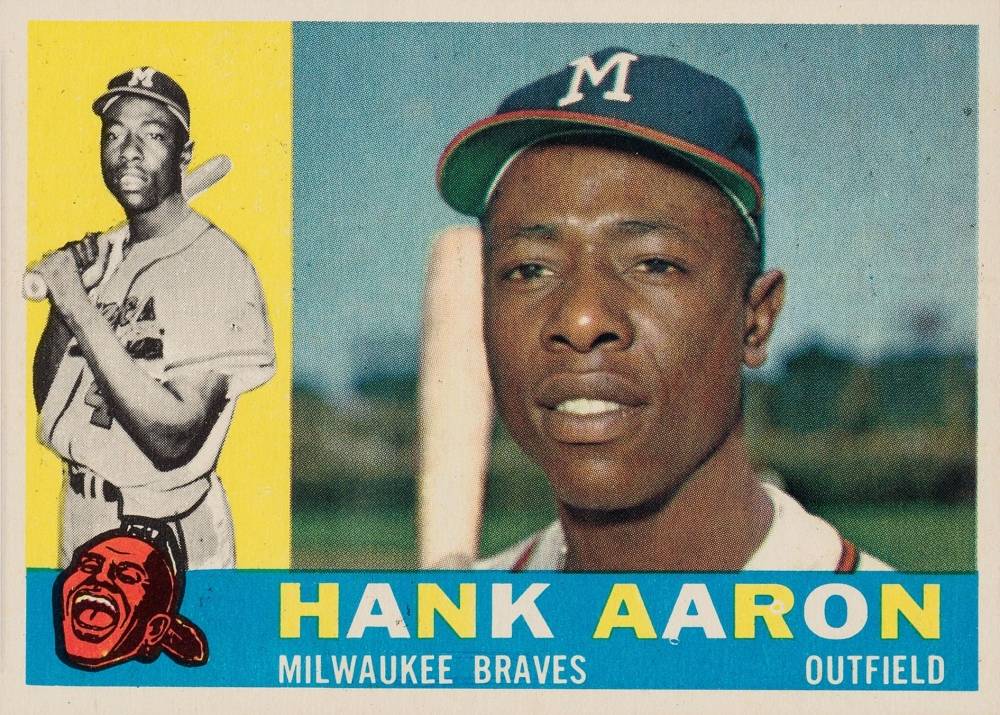 1960 Topps Hank Aaron #300 Baseball Card