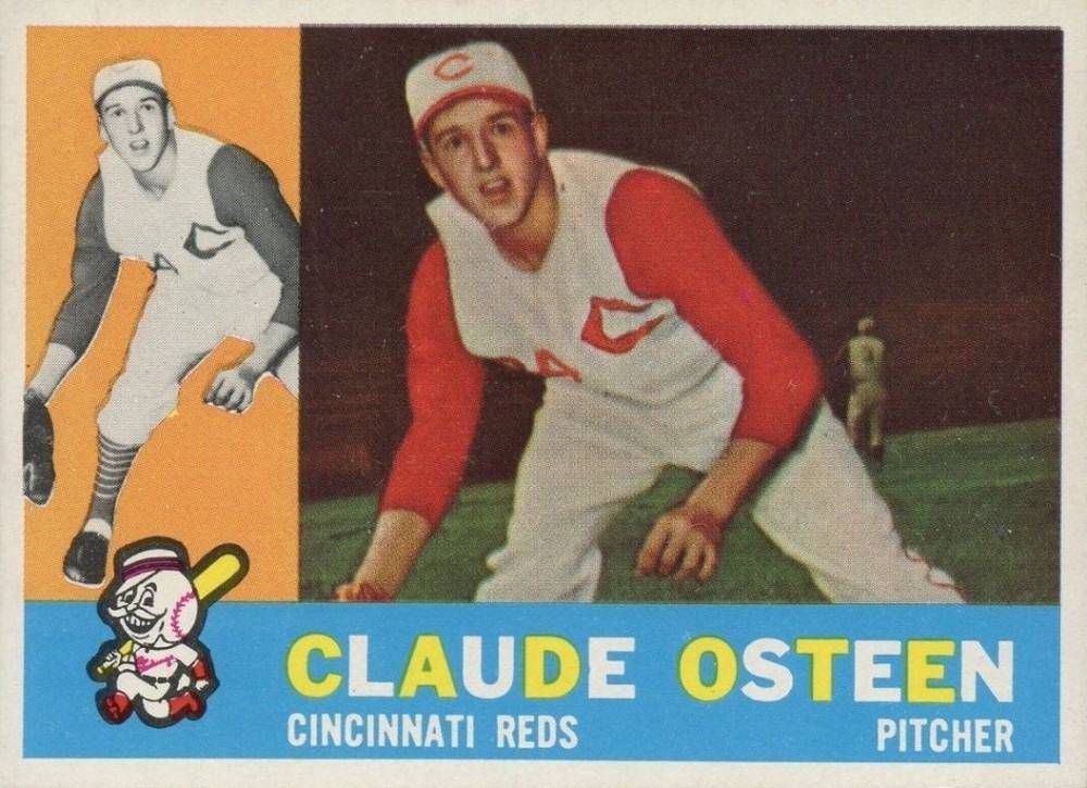 1960 Topps Claude Osteen #206 Baseball Card