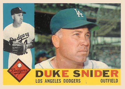 1960 Topps Duke Snider #493 Baseball Card