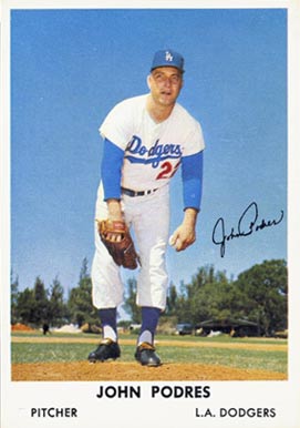 1961 Bell Brand Dodgers John Podres #22 Baseball Card