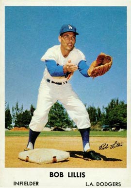 1961 Bell Brand Dodgers Bob Lillis #11 Baseball Card