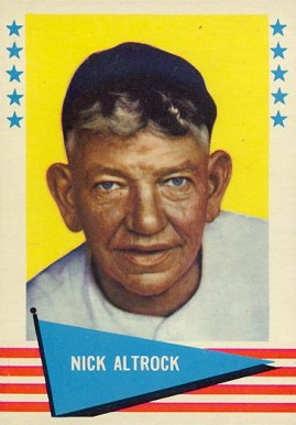 1961 Fleer Nick Altrock #3 Baseball Card