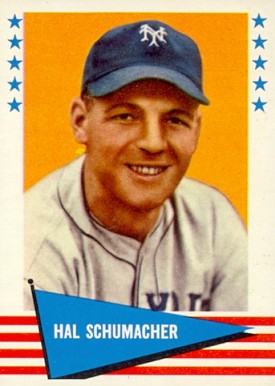 1961 Fleer Hal Schumacher #137 Baseball Card