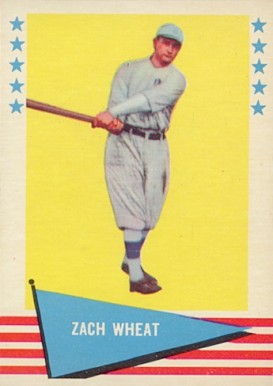 1961 Fleer Zach Wheat #86 Baseball Card