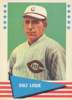 1961 Fleer Dolf Luque #56 Baseball Card