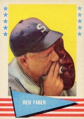 1961 Fleer Red Faber #24 Baseball Card