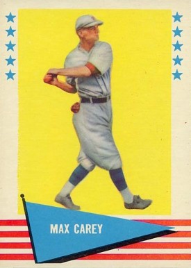 1961 Fleer Max Carey #12 Baseball Card
