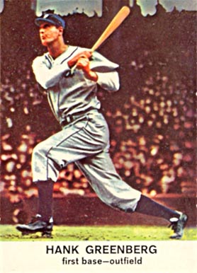 1961 Golden Press Hank Greenberg #4 Baseball Card