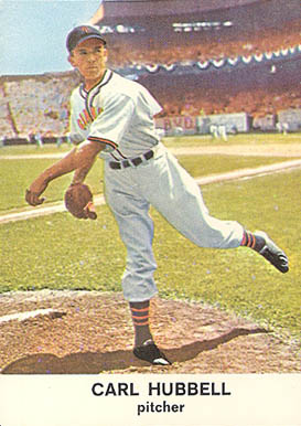 1961 Golden Press Carl Hubbell #6 Baseball Card