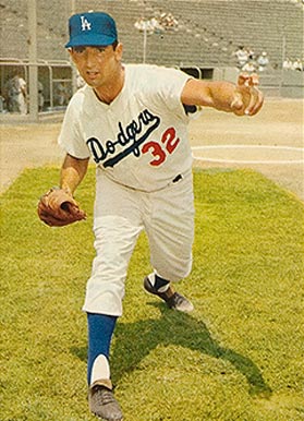 1961 Morrell Meat Dodgers Sandy Koufax #4 Baseball Card