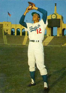 1961 Morrell Meat Dodgers Tommy Davis #1 Baseball Card