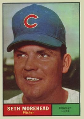 1961 Topps Seth Morehead #107 Baseball Card