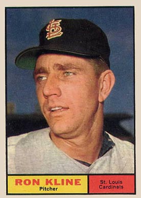 1961 Topps Ron Kline #127 Baseball Card