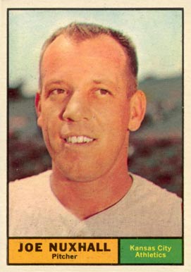 1961 Topps Joe Nuxhall #444 Baseball Card