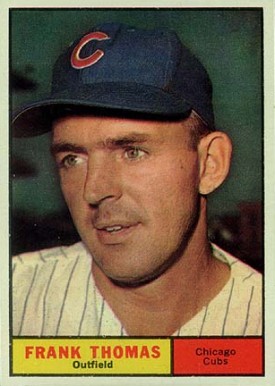 1961 Topps Frank Thomas #382 Baseball Card
