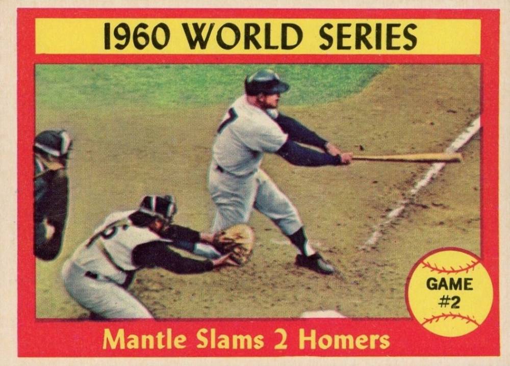 1961 Topps World Series Game #2 #307 Baseball Card