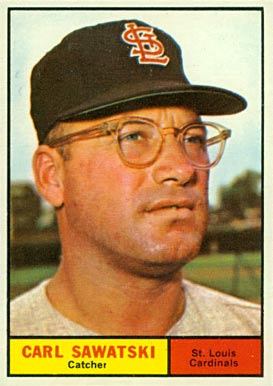 1961 Topps Carl Sawatski #198 Baseball Card
