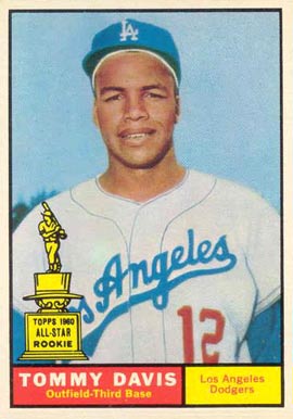 1961 Topps Tommy Davis #168 Baseball Card