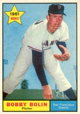1961 Topps Bobby Bolin #449 Baseball Card