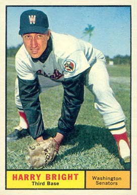 1961 Topps Harry Bright #447 Baseball Card