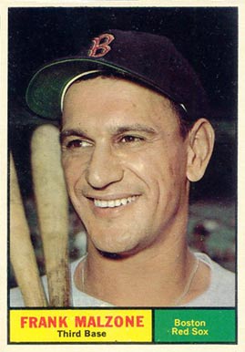 1961 Topps Frank Malzone #445 Baseball Card