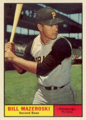 1961 Topps Bill Mazeroski #430 Baseball Card