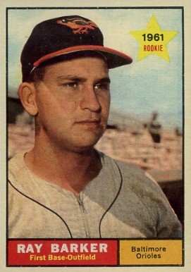 1961 Topps Ray Barker #428 Baseball Card