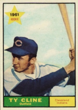 1961 Topps Ty Cline #421 Baseball Card