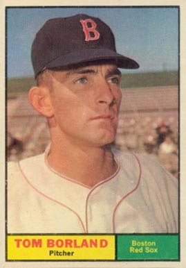 1961 Topps Tom Borland #419 Baseball Card