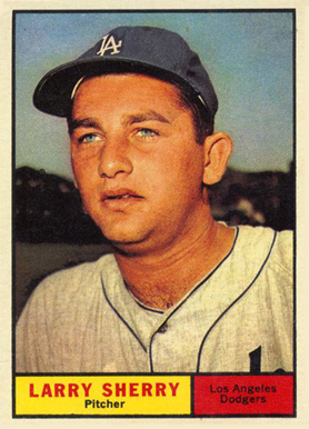 1961 Topps Larry Sherry #412 Baseball Card