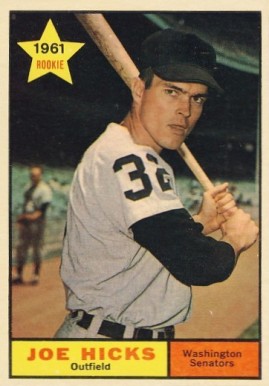 1961 Topps Joe Hicks #386 Baseball Card
