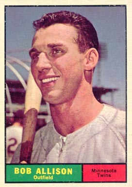 1961 Topps Bob Allison #355 Baseball Card