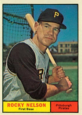 1961 Topps Rocky Nelson #304 Baseball Card