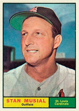 1961 Topps Stan Musial #290 Baseball Card