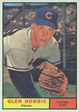 1961 Topps Glen Hobbie #264 Baseball Card