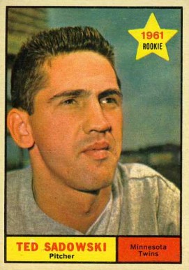 1961 Topps Ted Sadowski #254 Baseball Card